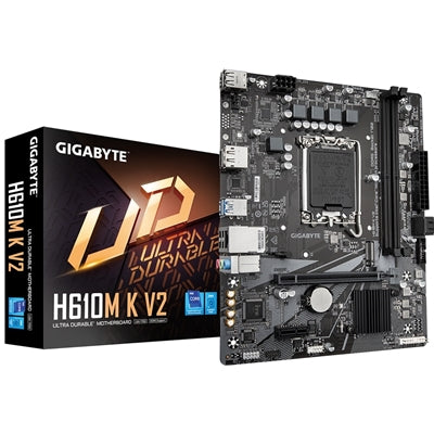 Gigabyte H610M K V2 DDR5 Micro ATX Motherboard LGA1700 PCIe 4.0 Gigabyte H610M K V2 DDR5 Micro ATX Motherboard LGA1700 PCIe 4.0